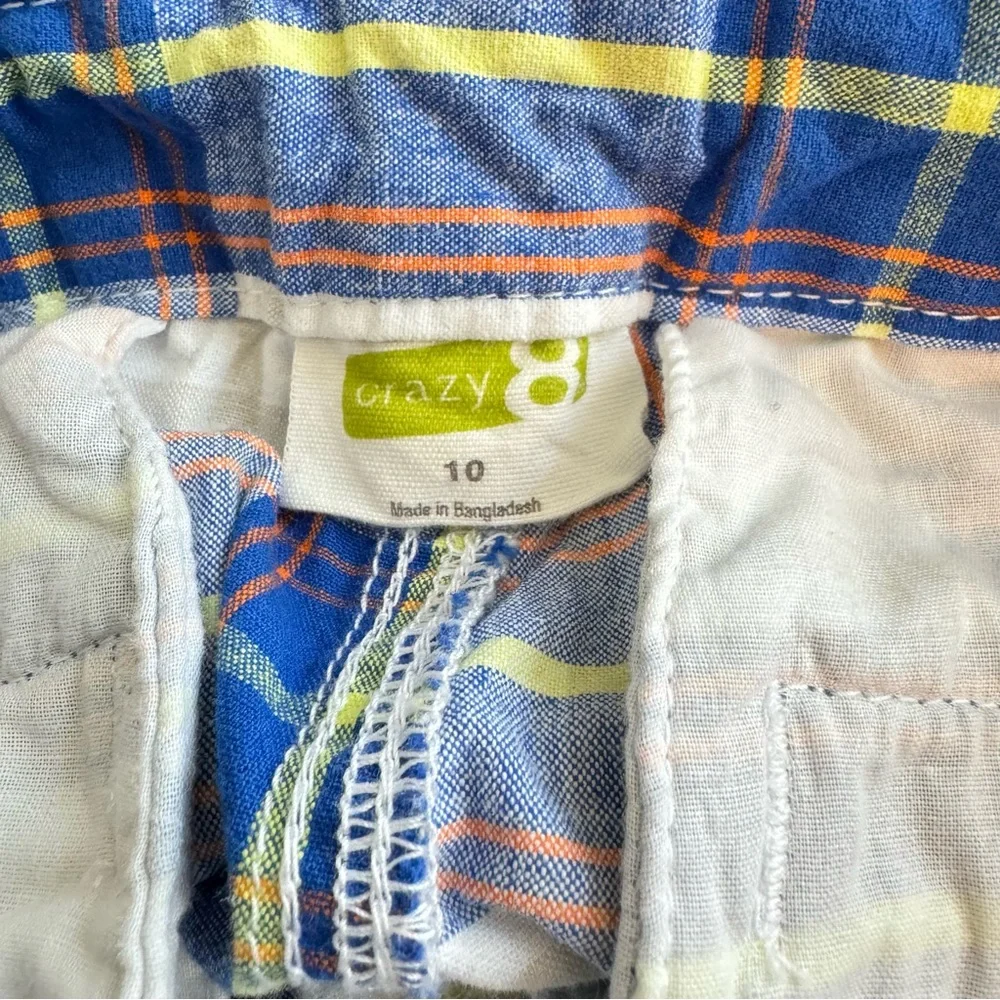 Set of Three Boys Plaid Shorts Size 10